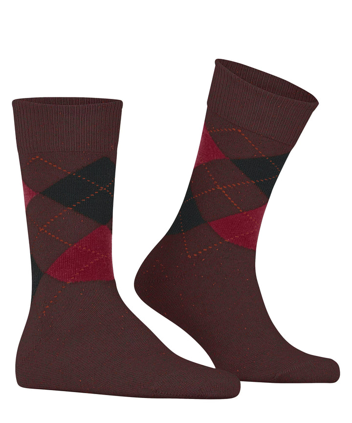 Burlington Dundee sokker, udlblanding, merlot