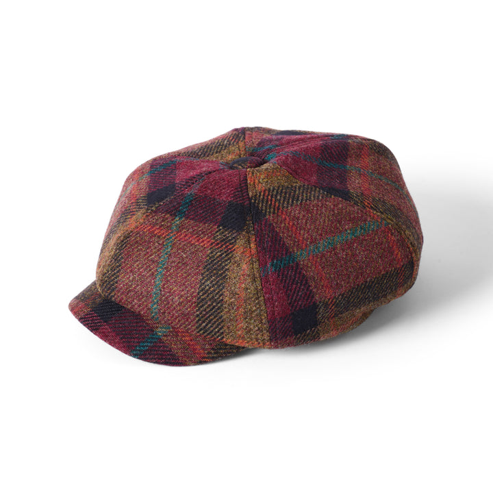 Newsboy Tweed Bakerboy Hat - damson mørk lilla