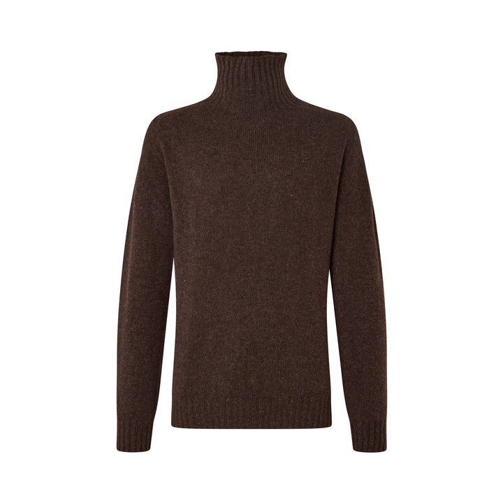 Ballater Roll Neck rullekravesweater, Porcupine, Geelong lammeuld