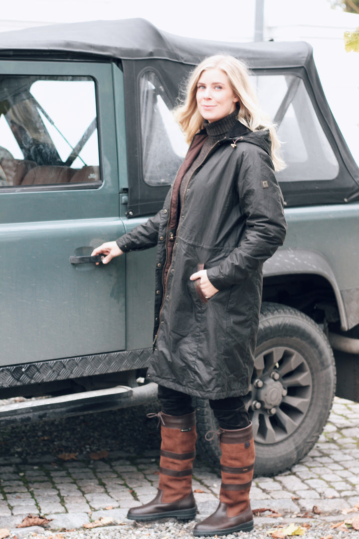 Redington Ladies Waxed Jacket PRIMALOFT foret, verdigris grøn