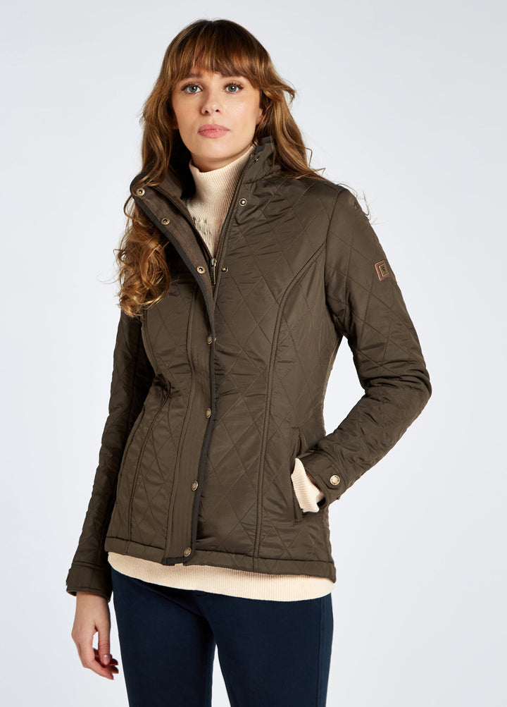 Dubarry Camlodge Ladies Quilted Jacket, olivengrøn